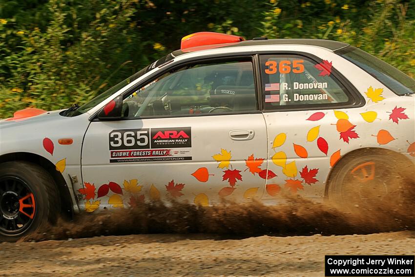 Richard Donovan / Greg Donovan Subaru Impreza on SS2, Thorpe Tower I.