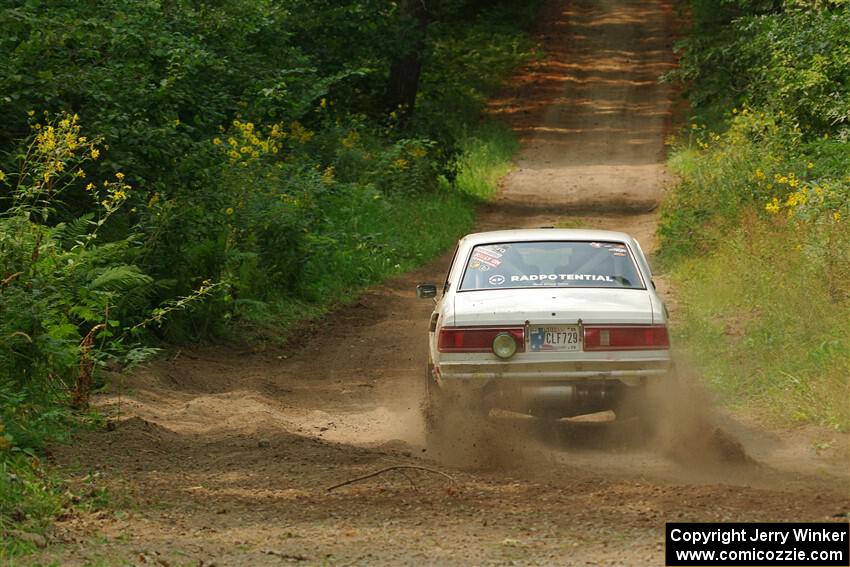 Erich Hopf / Calvin Gehlhausen Dodge Colt on SS2, Thorpe Tower I.