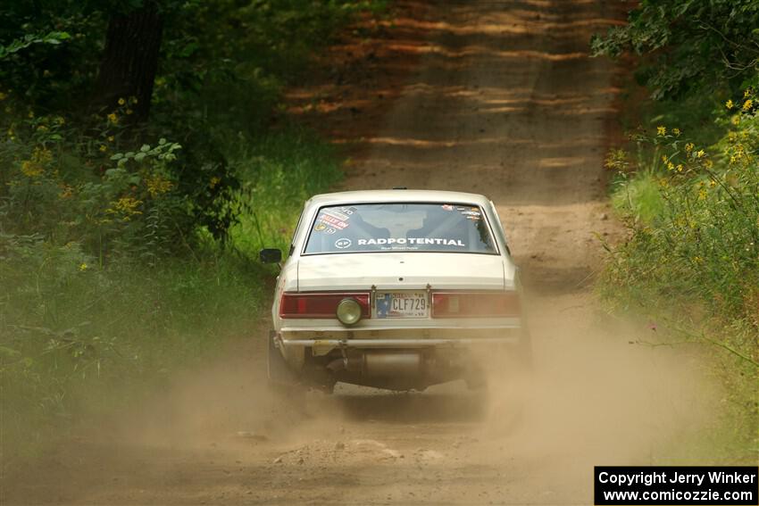 Erich Hopf / Calvin Gehlhausen Dodge Colt on SS2, Thorpe Tower I.