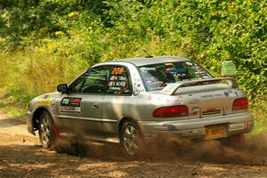 Madelyn Tabor / Sophia McKee Subaru Impreza 2.5RS on SS2, Thorpe Tower I.