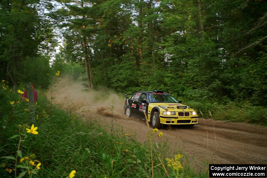 Matt Nykanen / Lars Anderson BMW 328i on SS6, Thorpe Tower II.
