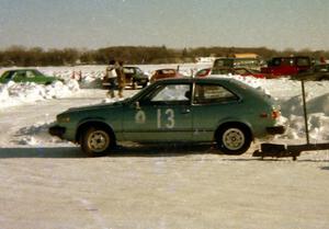 Bob Kosky ran his first ice race in a Honda Accord.