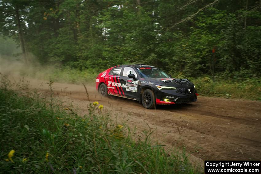 John Sharps / Oliver Kokenge Acura Integra on SS6, Thorpe Tower II.