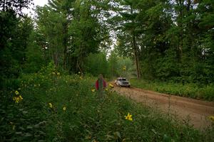 Erich Hopf / Calvin Gehlhausen Dodge Colt on SS6, Thorpe Tower II.