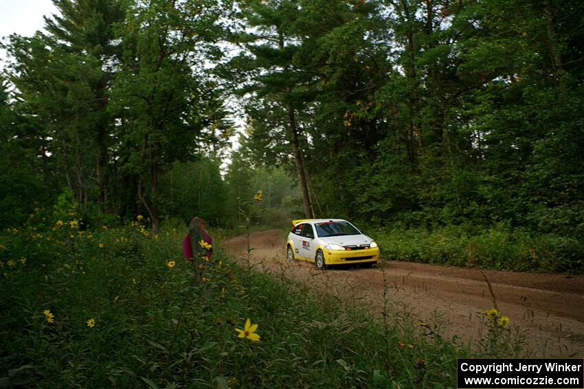 Drake Willis / Jacob Kohler Ford Focus ZX3 on SS6, Thorpe Tower II.