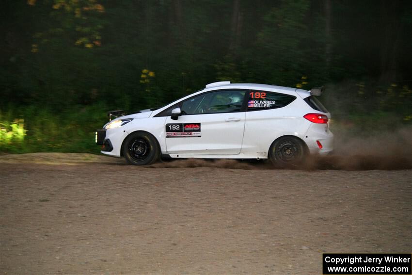 Javier Olivares / K.J. Miller Ford Fiesta Rally3 on SS9, Steamboat II.