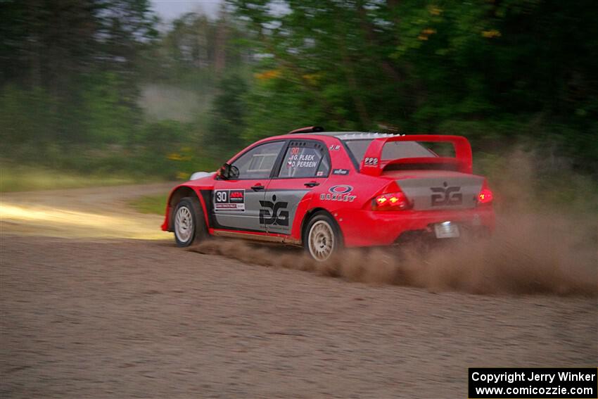 George Plsek / Danny Persein Mitsubishi Lancer WRC on SS9, Steamboat II.