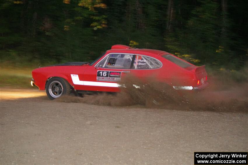 Mike Hurst / Randall Short Ford Capri on SS9, Steamboat II.