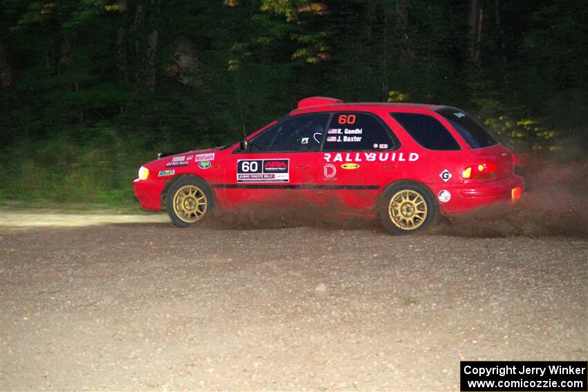 Krishna Gandhi / Jake Baxter Subaru Impreza Wagon on SS9, Steamboat II.