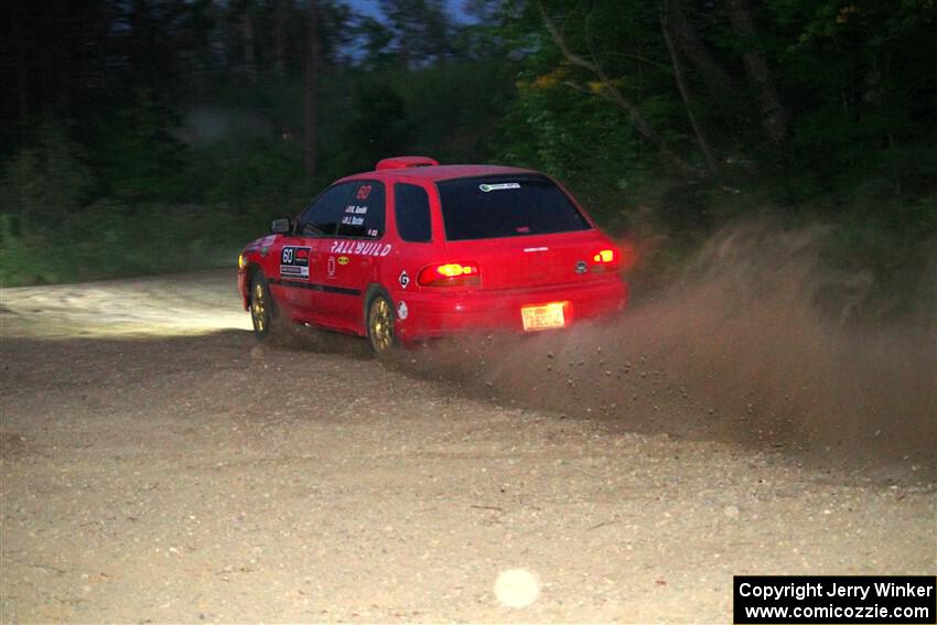 Krishna Gandhi / Jake Baxter Subaru Impreza Wagon on SS9, Steamboat II.
