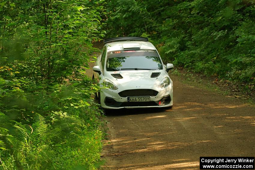 Javier Olivares / K.J. Miller Ford Fiesta Rally3 on SS10, Otterkill I.