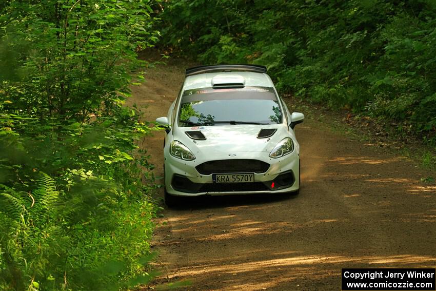 Javier Olivares / K.J. Miller Ford Fiesta Rally3 on SS10, Otterkill I.