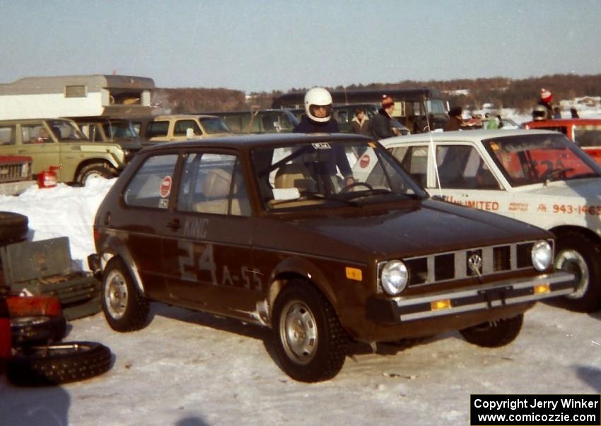 Jim King's VW Rabbit raced in both the showroom stock and modified races.