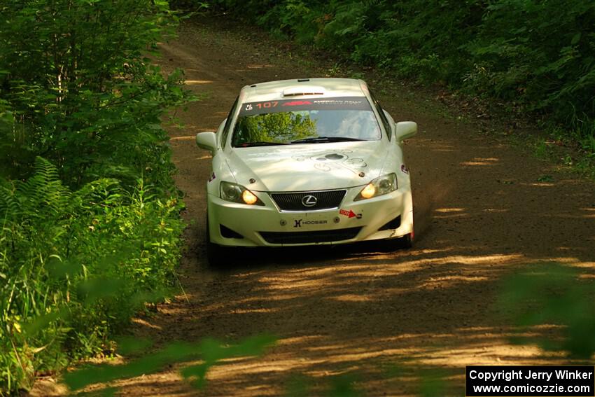 Richo Healey / Michelle Miller Lexus IS250 on SS10, Otterkill I.