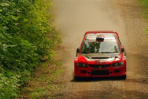 George Plsek / Danny Persein Mitsubishi Lancer WRC on SS13, Anchor-Mattson I.