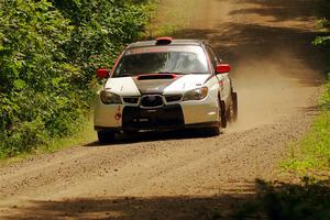 Jason Cook / Maggie Tu Subaru WRX on SS13, Anchor-Mattson I.