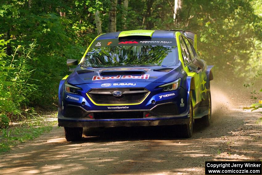 Brandon Semenuk / Keaton Williams Subaru WRX ARA24 on SS14, Otterkill II.