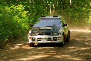 Aidan Hicks / John Hicks Subaru Impreza Wagon on SS14, Otterkill II.