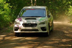 Jamey Randall / Andrew Rausch Subaru WRX on SS14, Otterkill II.