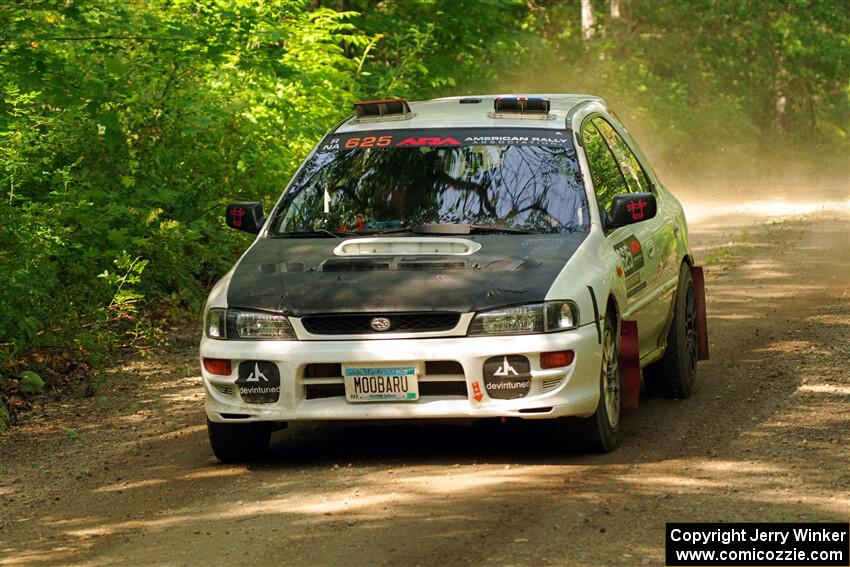 Aidan Hicks / John Hicks Subaru Impreza Wagon on SS14, Otterkill II.