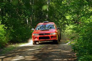 Travis Mattonen / Anikka Nykanen Subaru Impreza on SS14, Otterkill II.