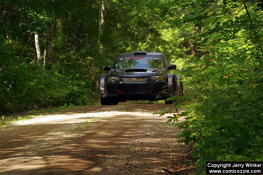 Calvin Bergen / Daryl Bergen Subaru WRX STi on SS14, Otterkill II.