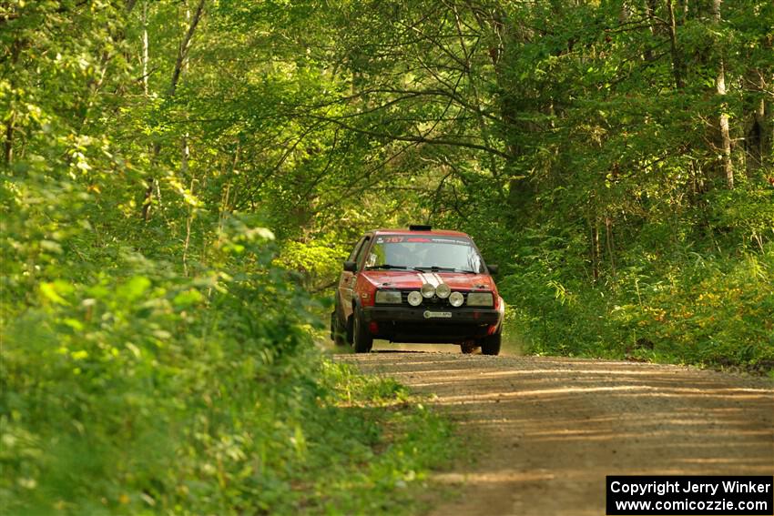 Nino Ortega / Boyd Smith VW GTI on SS17, Anchor-Mattson II.