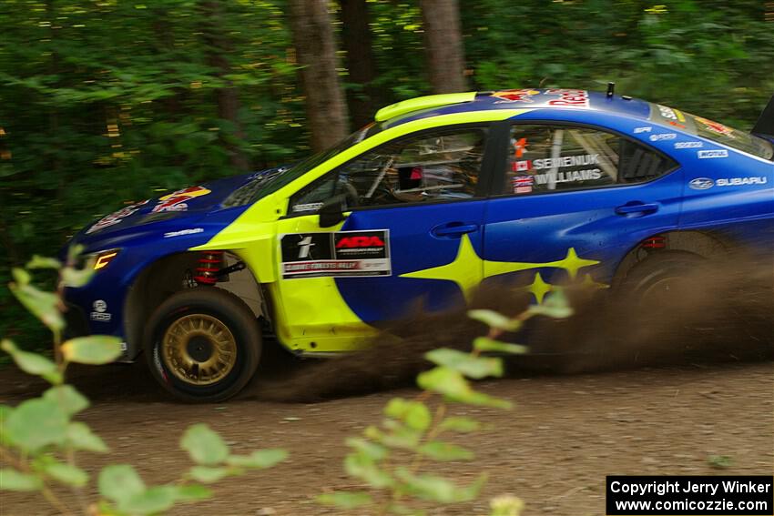 Brandon Semenuk / Keaton Williams Subaru WRX ARA24 on SS18, Otterkill III.