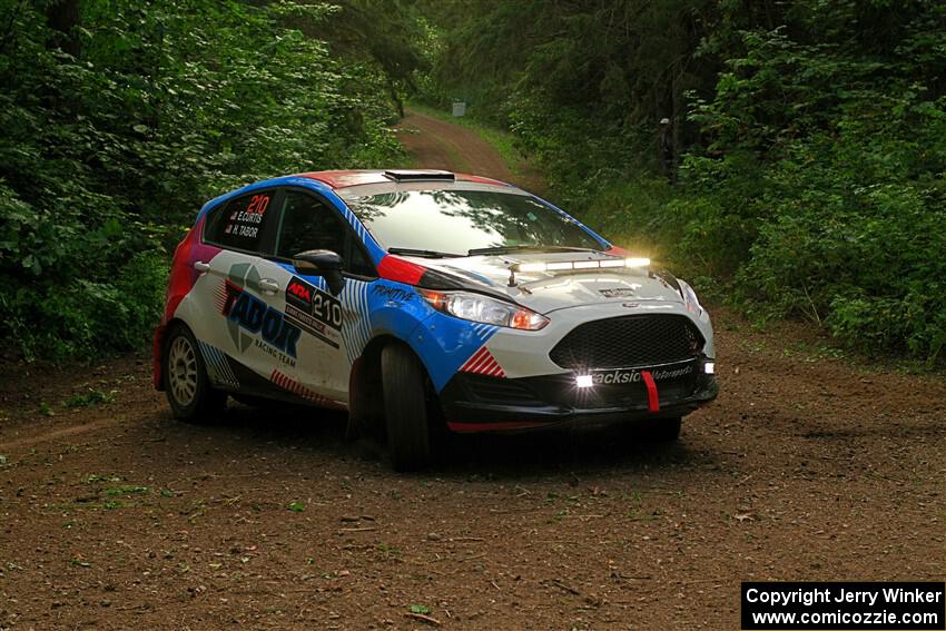 Henry Tabor / Ethan Curtis Ford Fiesta ST makes a wrong turn on SS18, Otterkill III.