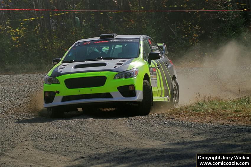 Tim Rooney / Claudia Barbera-Pullen Subaru WRX STi on SS1, Al's Playground I.