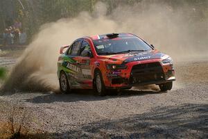 Sumit Panjabi / Zack Goldstein Mitsubishi Lancer Evo X on SS1, Al's Playground I.