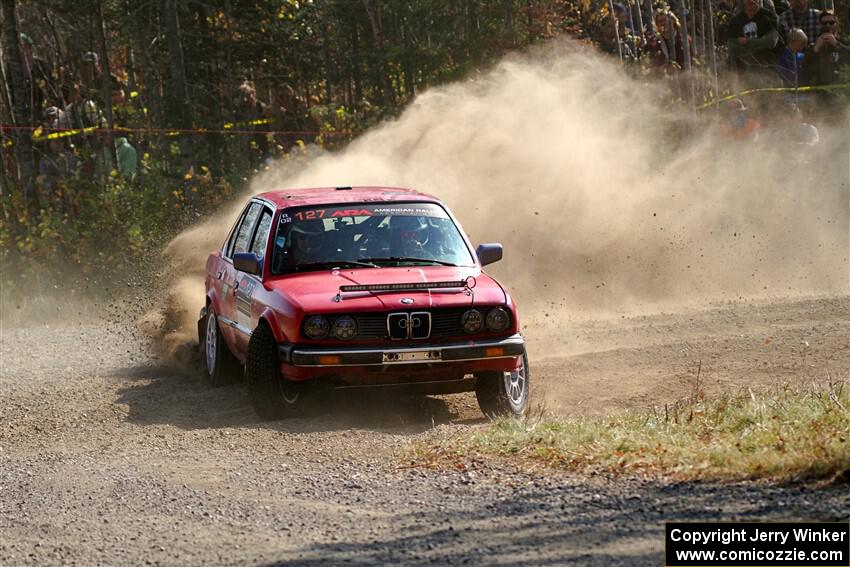 Levi Johnson / Griffin Johnson BMW 325e on SS1, Al's Playground I.