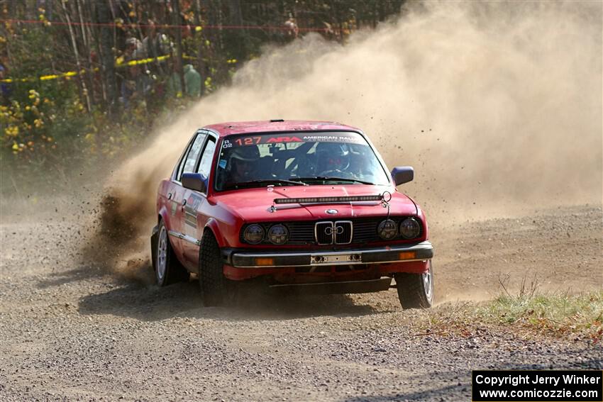 Levi Johnson / Griffin Johnson BMW 325e on SS1, Al's Playground I.