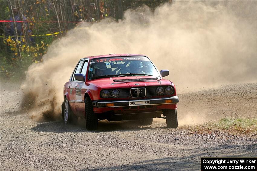 Levi Johnson / Griffin Johnson BMW 325e on SS1, Al's Playground I.