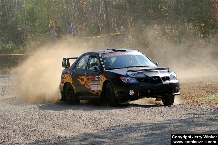Sam Jacques / Kyle Cooper Subaru Impreza on SS1, Al's Playground I.