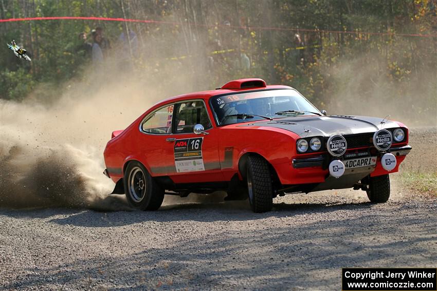 Mike Hurst / Randall Short Ford Capri on SS1, Al's Playground I.