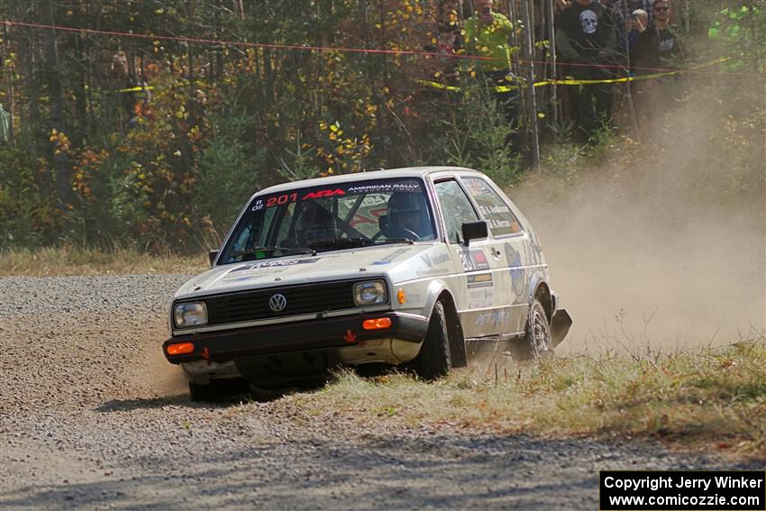 Adam VanDamme / Andrew Herron VW Golf on SS1, Al's Playground I.