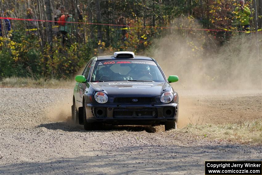 Brandon Boyd / Daniel Salive Subaru Impreza Wagon on SS1, Al's Playground I.