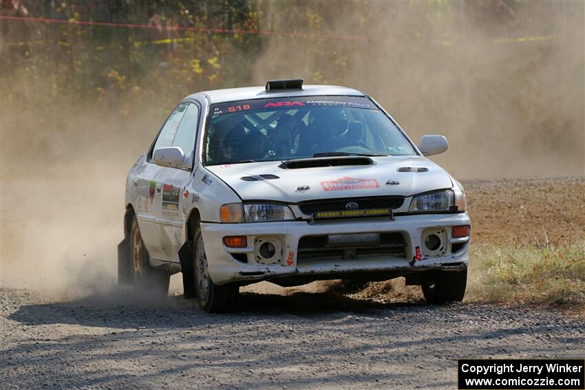 Andrew Williamson / Julia Stewart Subaru Impreza on SS1, Al's Playground I.