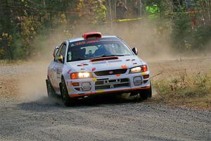 Richard Donovan / Greg Donovan Subaru Impreza on SS1, Al's Playground I.