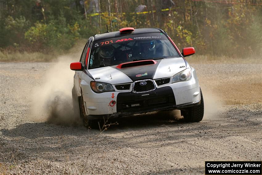 Jason Cook / Maggie Tu Subaru WRX on SS1, Al's Playground I.