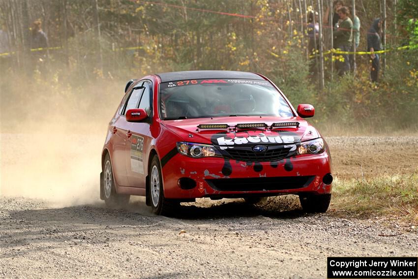 Jess Davids / Eric Frentress Subaru Impreza on SS1, Al's Playground I.