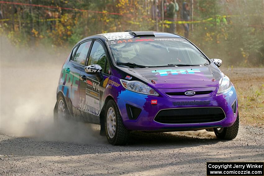 Imogen Thompson / Steve Harrell Ford Fiesta on SS1, Al's Playground I.