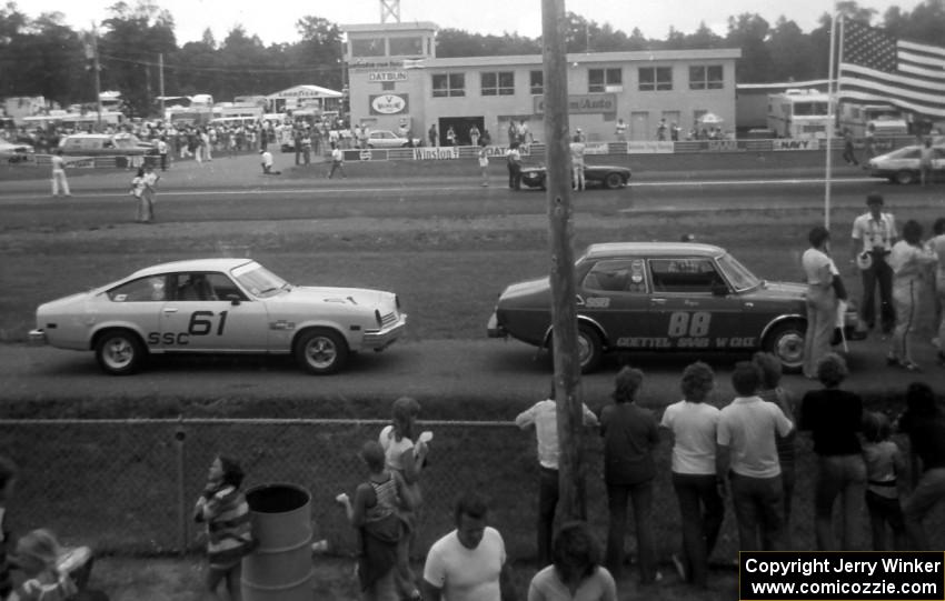 John Wojtysiak won SSC in his Chevy Vega and Royce Wray won SSB in his SAAB 99.