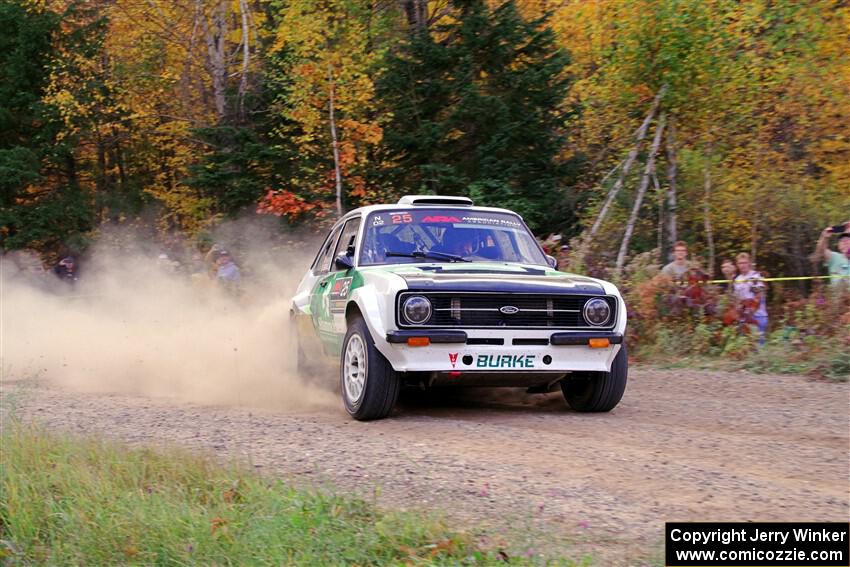 Seamus Burke / Gary McElhinney Ford Escort Mk II on SS5, Far Point I.