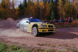 Matt Nykanen / Lars Anderson BMW 328i on SS5, Far Point I.