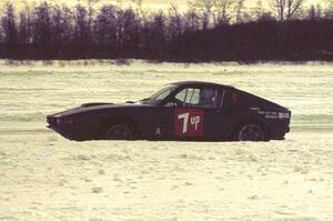 Bob Youngdahl, Jr.'s SAAB Sonett III ran in the showroom stock race.