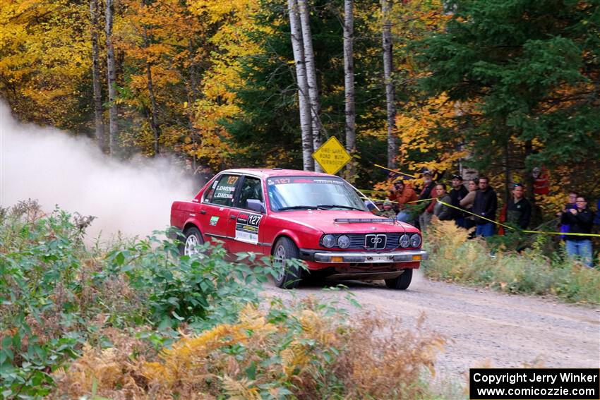Levi Johnson / Griffin Johnson BMW 325e on SS5, Far Point I.
