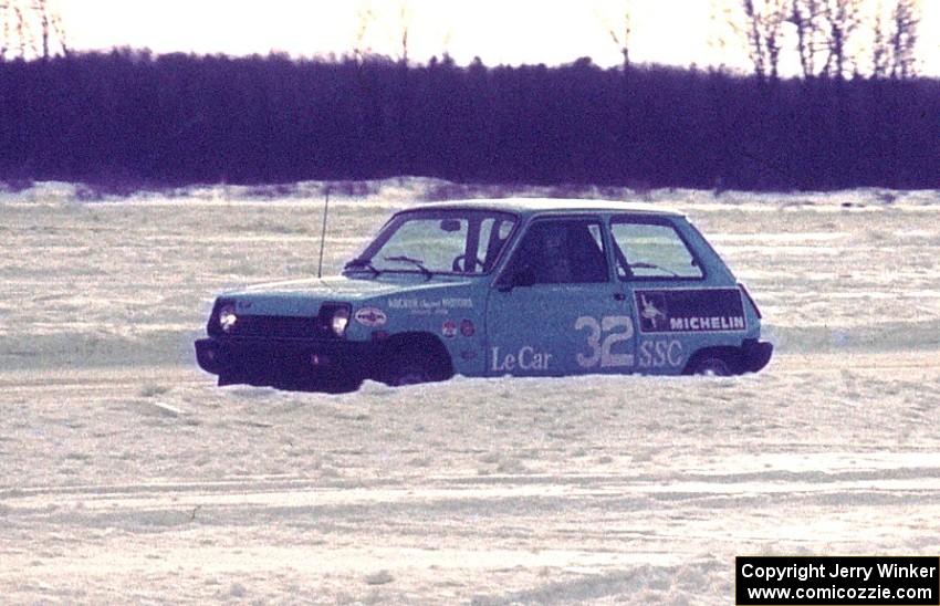 Bobby Archer won the showroom stock race in his Renault LeCar.