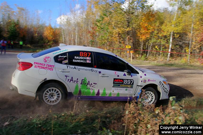 Jamey Randall / Andrew Rausch Subaru WRX on SS5, Far Point I.
